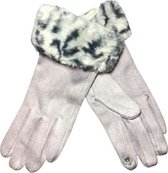 Dames handschoenen - COQUETTE - van BellaBelga - grijs