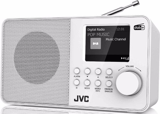 Stijg paars bladzijde JVC DAB radio F39W-DAB (Wit) | bol.com