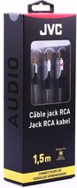 JVC analoge audiokabel JACK 3.5MM/2RCA 1.5M
