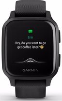 Bol.com Garmin Venu Sq Music Health Smartwatch - Sporthorloge met GPS Tracker - 5ATM Waterdicht - Zwart/Slate aanbieding