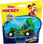 Disney Racewagen Goofy Junior 15 Cm Hout Groen