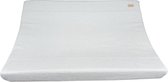 Pommie Aankleedkussenhoes - Inclusief verschoningsdoek - Lichtgrijs - 70x45cm - Gebreid