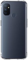 Shop4 - OnePlus Nord N100 Hoesje - Zachte Back Case Drop Proof Transparant