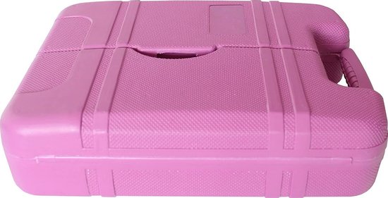 OPRUIMING - 96-delige Gereedschapsset Roze - Roze Gereedschapskoffer -  Trendy Cadeau ... | bol.com