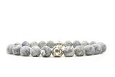 Beaddhism - Armband - De Duif - Zilver - Eva - 8 mm - 23 cm