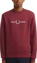 Fred Perry - Graphic Sweatshirt - Herentrui - S - Rood