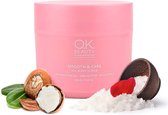 OK Beauty Sea Salt Body Scrub Smooth&Care (Almond Oil,Shea Butter,Rose Petals)