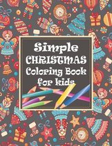 Simple Christmas Coloring Book for kids