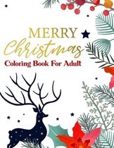 Merry Christmas Coloring Book For Adult