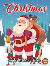 Christmas Kids Coloring Book Ages 4-8