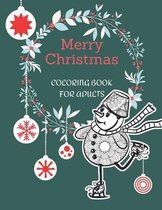 Merry Christmas: Coloring Book for Adults