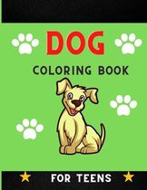 Dog coloring book for teens