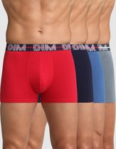 Dim Powerfull Boxershort - Onderbroeken - Boxer - Heren - 4 Stuks - Maat XL - Grijs/Blauw/Rood