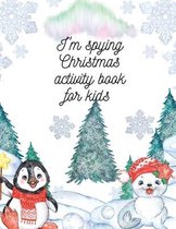 I'm spying Christmas activity book for kids
