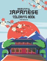 beautiful Japanese coloring book for adult