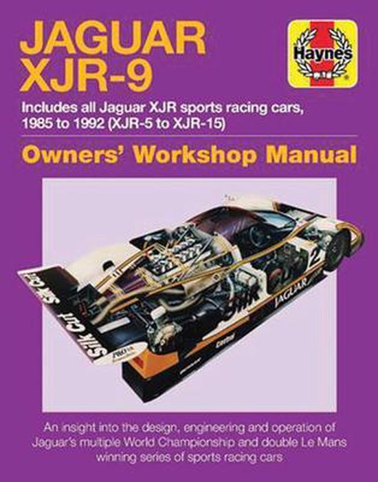 Jaguar XJR-9 Owners' Workshop Manual - cover