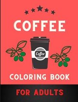 Coffee coloring book for adults