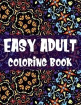 Easy Adult Coloring Book