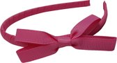 Jessidress Haarband Meisjes Haar Diadeem met Strikje - Fushia