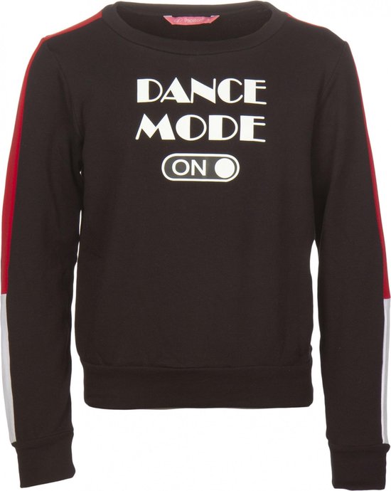 Papillon Sweatshirt Dance Mode On Girls Noir Taille 104