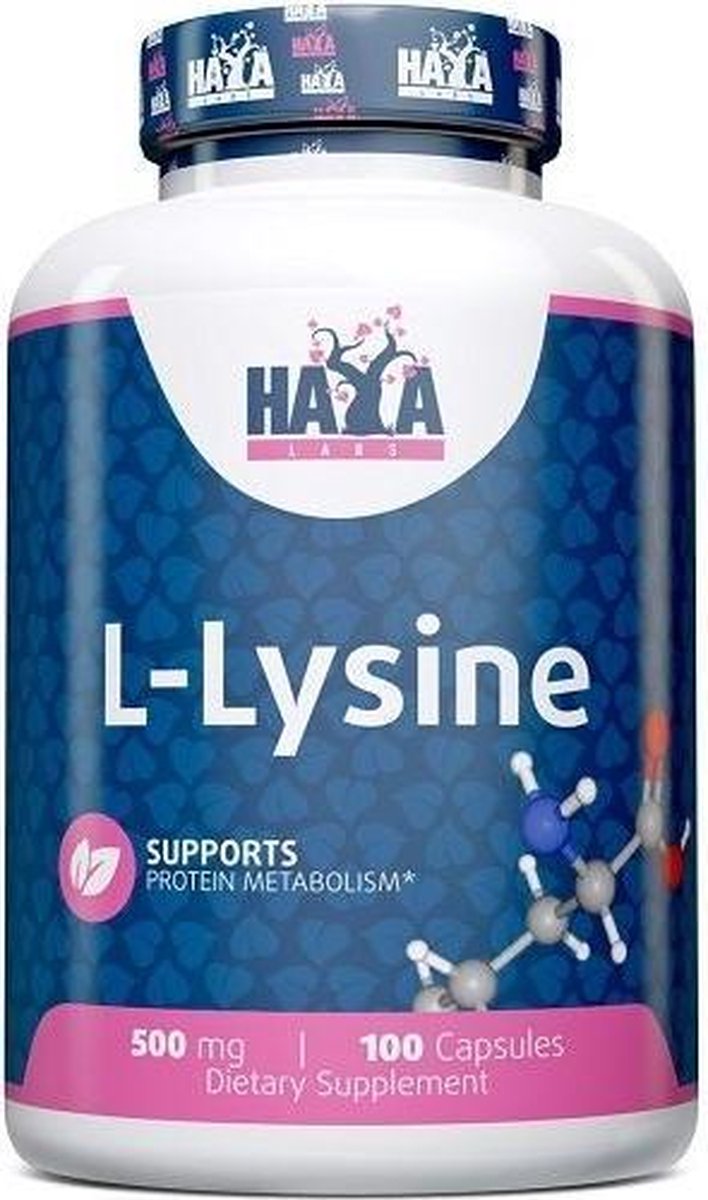 Goedkoopste L-Lysine Haya Labs 100caps