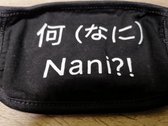 Leuk Mondkapje_Mondmasker_3 laags__Nani?_Wat??_zwart