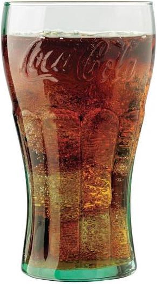 6 Coca-Cola contour glazen - 27cl