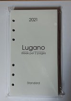 Lugano Agenda Vulling 2022 - Standaard  WIT