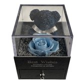 Jewelry Rose Box Blauw Babyshower Geschenk
