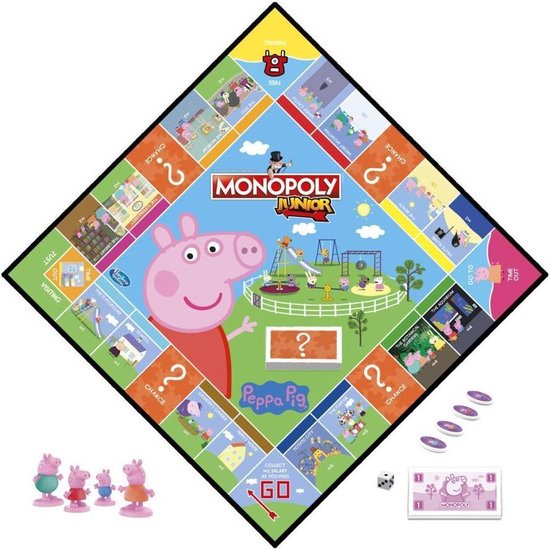 Thumbnail van een extra afbeelding van het spel Monopoly Junior - Peppa Pig - Bordspel