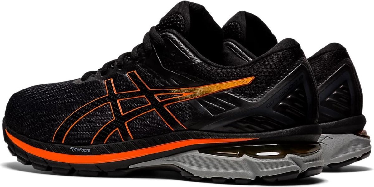 ASICS GT-2000 9 GTX Heren - Zwart / Oranje - maat 42 | bol.com