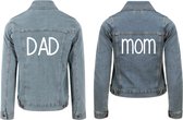 Spijkerjassen voor papa en mama set-dad en mom-Maat M
