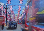 Steden Poster - London Skyline Painted  - Wandposter 60 x 40 cm