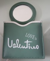 Valentino Green Stewie Tas Spiegeltje - One Size