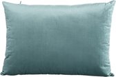 PTMD Janne Velvet Petrol cushion rectangle