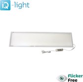 IQ-light - plafonnière - plafondlamp - LED paneel - panelen - 30x120 cm - 30W - 4500K wit - 3400 Lumen - URG 17 Flikkervrij