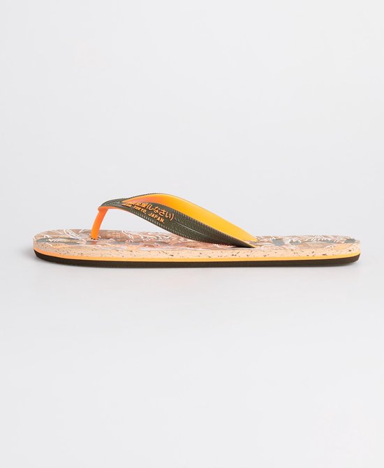 zwaar handel vasthoudend Superdry Cork Flip Flop Heren Slippers - Fluro Orange - Maat 46/47 | bol.com