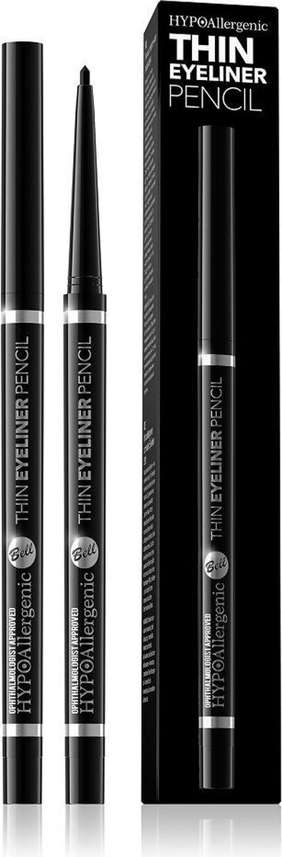 Bell - Hypoallergenic Thin Eyeliner Pensil Eye Contourer 01 Black