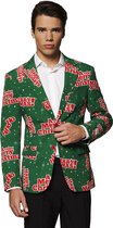 OppoSuits Happy Holidude Jacket only (+tie) - Heren Blazer - Kerst - Maat: EU 46