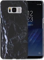 Samsung Galaxy S8 telefoonhoesje marmer zwart