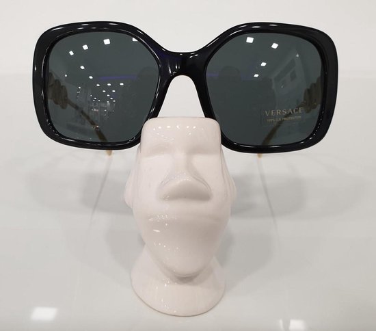 versace dames zonnebril, model: 4375 kleur: goud/zwart | bol.com