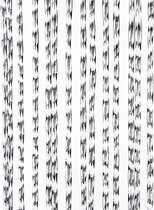 Vliegengordijn-deurgordijn- Marloes 100x240 cm tra/wit