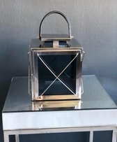 3-Delig Lantaarn set Donker Glas