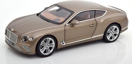 slagader Economisch verzoek Bentley Continental GT 2018 (Dark Cashmere) (30 cm) 1/18 Norev - Modelauto  -... | bol.com