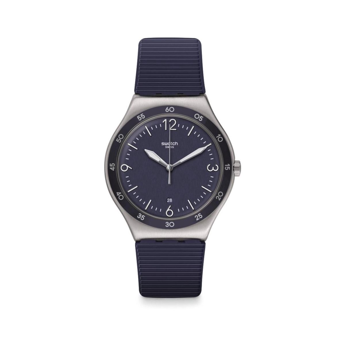 Swatch Essentials Blue Suit Big Classic horloge - Blauw
