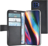 Azuri Motorola Moto G 5G Plus hoesje - Walletcase - Zwart