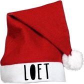 Bonnet de Noël avec naam rouge - Bonnet de Noël personnalisé - Sproetiz