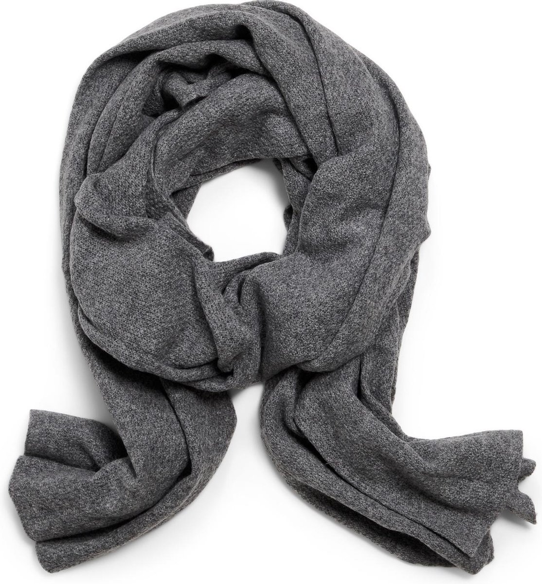 Cashmere and Scarves - Sjaal Eva - Vintage Grey / Grijs - Samenstelling 90% Wool / 10% Cashmere