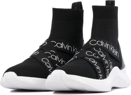 Calvin Klein Umney Dames Sneakers - Black/White - Maat 40 | bol.com
