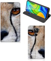 Hoesje Xiaomi Redmi Note 9 Bookcase Cheetah